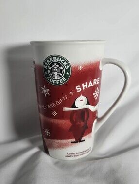 Vintage 2010 Starbucks Holiday Coffee Mug – "Stories Are Gifts" New Bone China